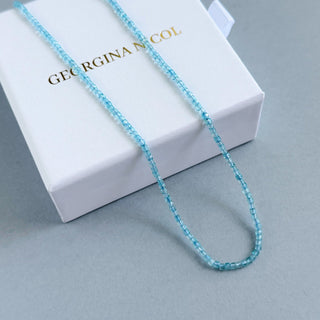 Blue Topaz Necklace - Georgina Nicol