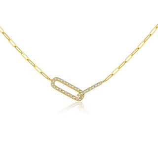 Bound by Love — Cz Interlocking Link Necklace - Georgina Nicol