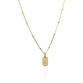 Carry Their Love – Gold Paw Print Necklace for Pet Connection - Georgina Nicol