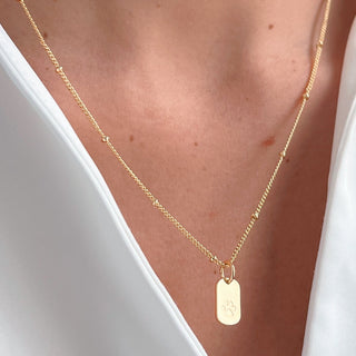 Carry Their Love – Gold Paw Print Necklace for Pet Connection - Georgina Nicol