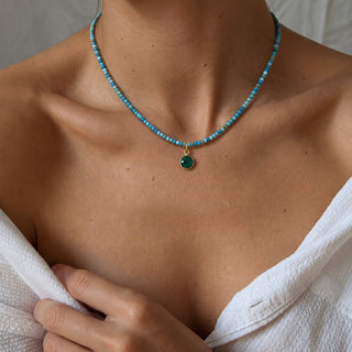 Celeste Green Onyx Necklace - Georgina Nicol
