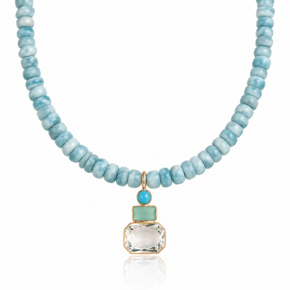 Celeste Larimar Necklace - Georgina Nicol