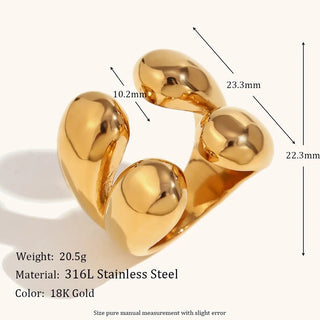 Chunky Double Dome Ring - Georgina Nicol