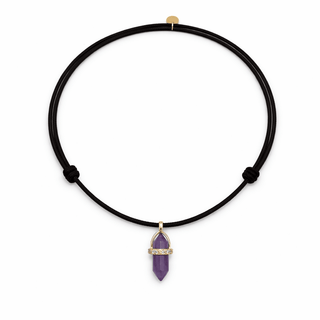 Clarity, Calm & Emotional Balance Amethyst Necklace - Georgina Nicol