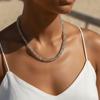 Clarity, Renewal & Emotional Balance Prasiolite Necklace - Georgina Nicol