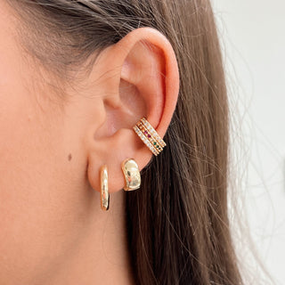 Clear Cz Ear Cuff Gold - Georgina Nicol