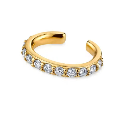 Clear Cz Ear Cuff Gold - Georgina Nicol