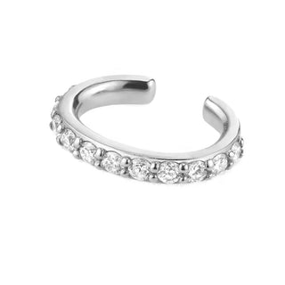 Clear Cz Ear Cuff Silver - Georgina Nicol