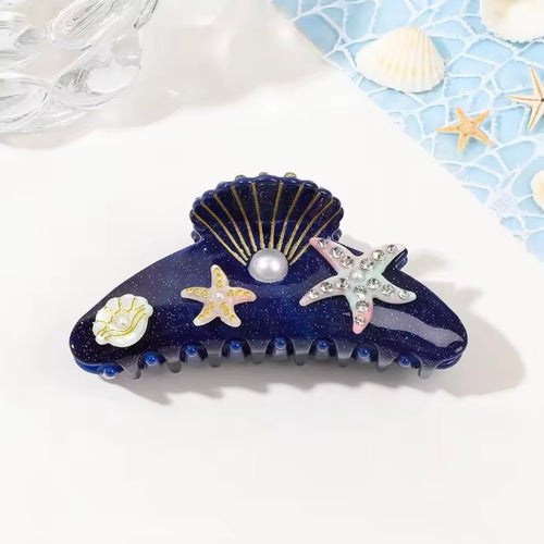 Coastal Star Hair Claw – Elegant Beachside Style - Georgina Nicol