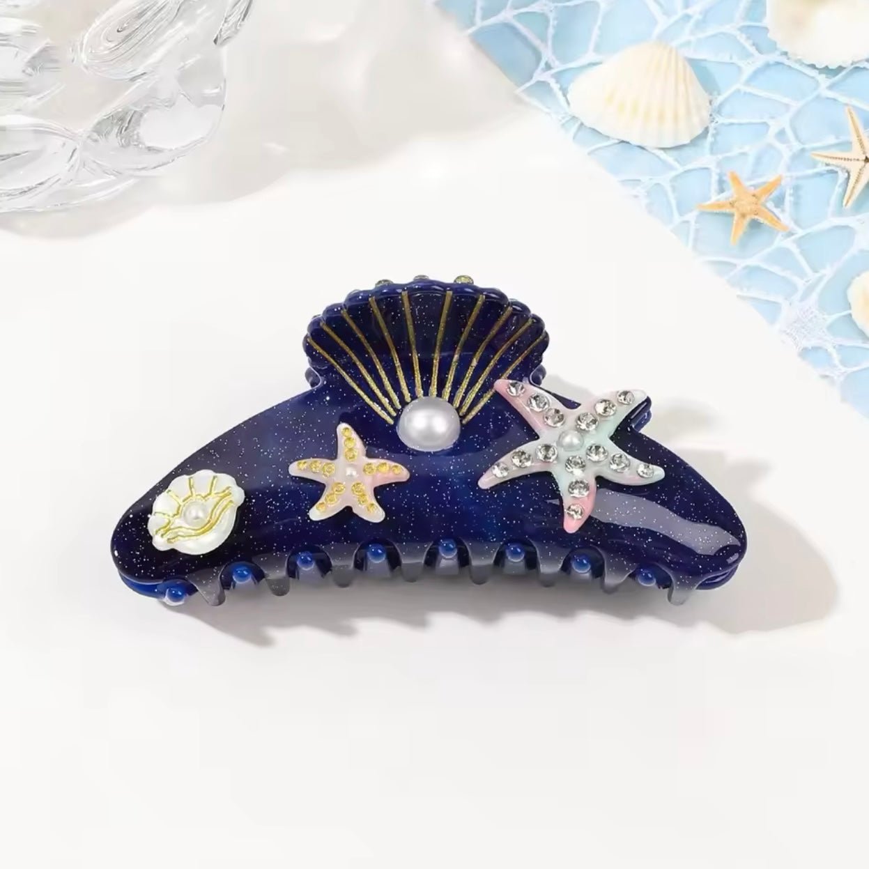 Coastal Star Hair Claw – Elegant Beachside Style - Georgina Nicol