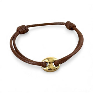 Coffee Bean Cord Bracelet - Georgina Nicol