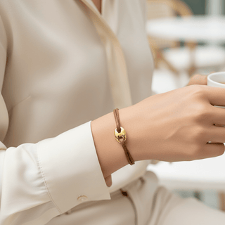 Coffee Bean Cord Bracelet - Georgina Nicol
