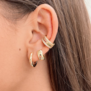 Colorful Cz Ear Cuff Gold - Georgina Nicol