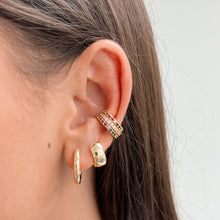 Load image into Gallery viewer, Colorful Cz Ear Cuff Gold - Georgina Nicol
