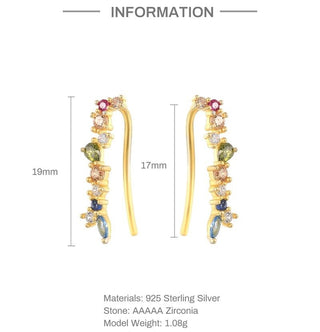 Colorful Ear Climber - Georgina Nicol