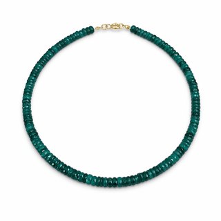 Confidence & Inner Strength Green Onyx Beaded Necklace - Georgina Nicol