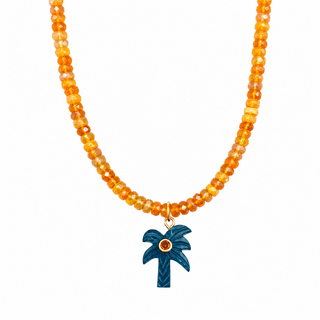 Confidence, Joy & Positive Energy Apatite Palm Tree Opal Necklace - Georgina Nicol