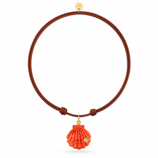 Coralia Shell Cord Necklace - Georgina Nicol