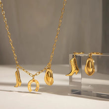Load image into Gallery viewer, Cowgirl Hoop Earrings - Georgina Nicol
