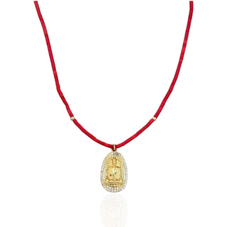 CZ Buddha Beaded Necklace - Georgina Nicol