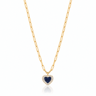 CZ Heart Necklace - Georgina Nicol
