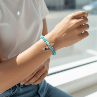 CZ Star Beaded Bracelet - Georgina Nicol