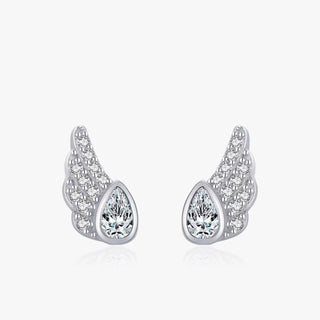 CZ Wing Stud Earrings - Georgina Nicol