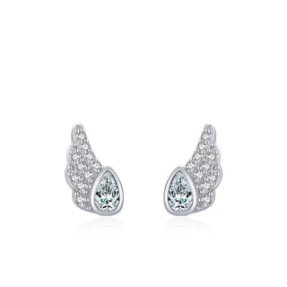 CZ Wing Stud Earrings - Georgina Nicol