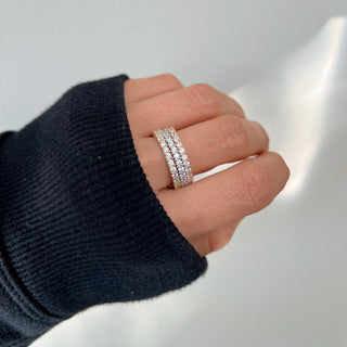 Dainty Cz Silver Ring - Georgina Nicol