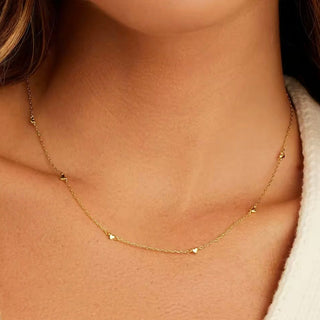 Dainty Multi Heart Necklace - Georgina Nicol