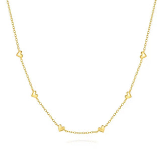 Dainty Multi Heart Necklace - Georgina Nicol