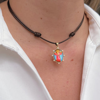 Divine Child Jesus Cord Necklace - Georgina Nicol