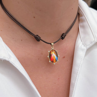 Divine Mercy of Jesus Cord Necklace - Georgina Nicol