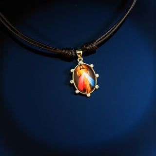 Divine Mercy of Jesus Cord Necklace - Georgina Nicol