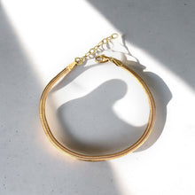 Load image into Gallery viewer, Effortless Elegance — Gold Herringbone Bracelet - Georgina Nicol

