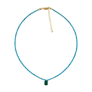 Emerald Beaded Necklace - Georgina Nicol