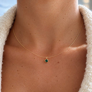 Emerald CZ Choker Necklace - Georgina Nicol