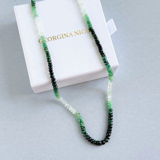 Emerald Shaded Necklace - Georgina Nicol