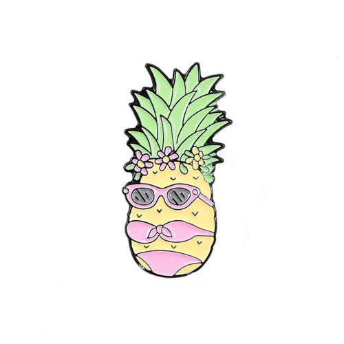Enamel Pineapple Pin Jacket - Georgina Nicol