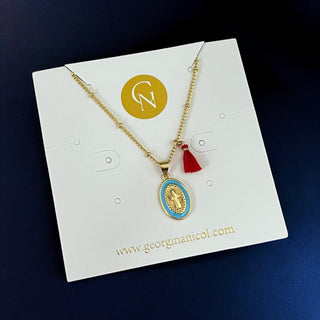 Enamel Virgin Necklace - Georgina Nicol