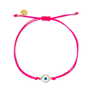 Energy Aligned, Spirit Protected — Fuchsia Evil Eye Bracelet - Georgina Nicol
