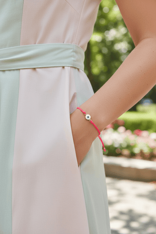 Energy Aligned, Spirit Protected — Fuchsia Evil Eye Bracelet - Georgina Nicol