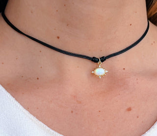 Energy & Renewal - Opal Sunburst Necklace - Georgina Nicol