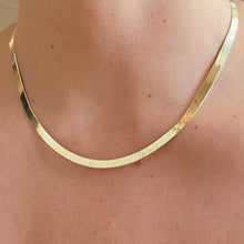 Load image into Gallery viewer, Essential Elegance — Herringbone Gold Necklace - Georgina Nicol
