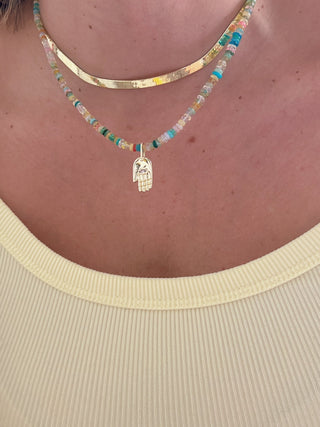 Essential Elegance — Herringbone Gold Necklace - Georgina Nicol