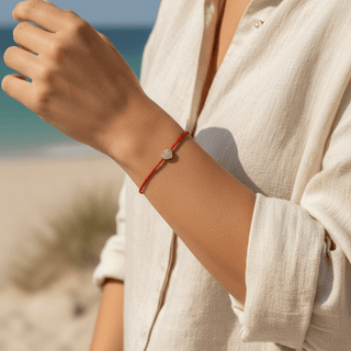 Eternal Love 14K Solid Gold Diamond Heart Cord Bracelet - Georgina Nicol