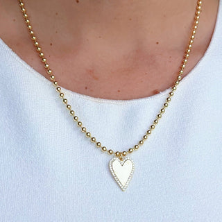 Eternal Love - Cz Heart Pendant Necklace - Georgina Nicol