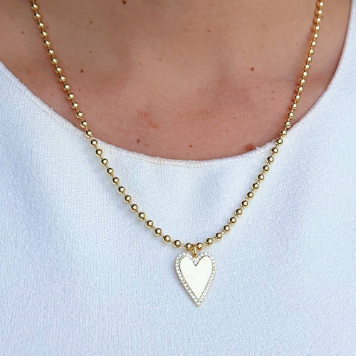Eternal Love - Cz Heart Pendant Necklace - Georgina Nicol