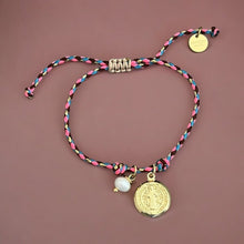Load image into Gallery viewer, Everyday Blessings – Saint Benedict Medal &amp; Freshwater Pearl Bracelet - Georgina Nicol
