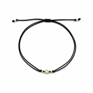 Everyday Elegance 14k Gold Diamond Cord Bracelet - Georgina Nicol
